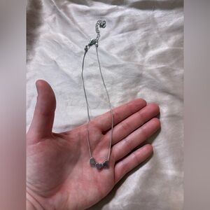 Elegant Silver Heart Necklace